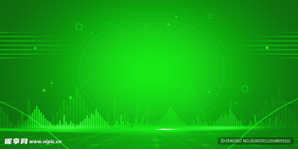 绿色渐变背景几何图案