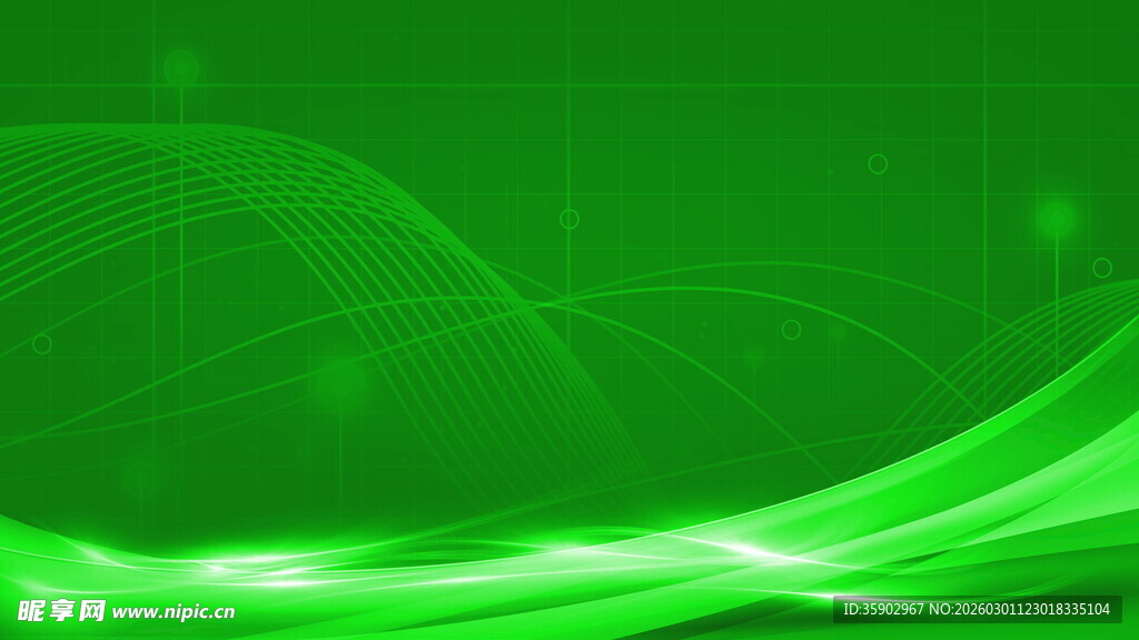 绿色动感线条背景图