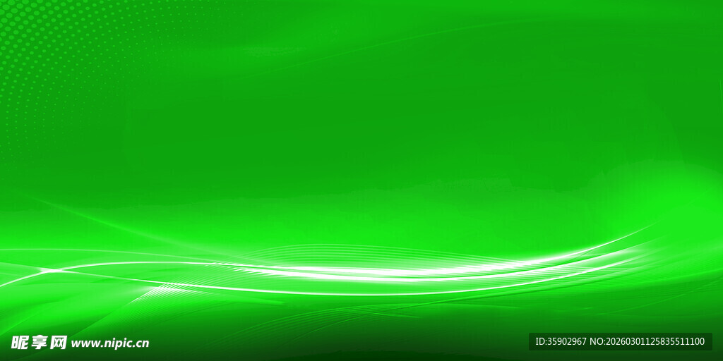 绿色动感光线背景图
