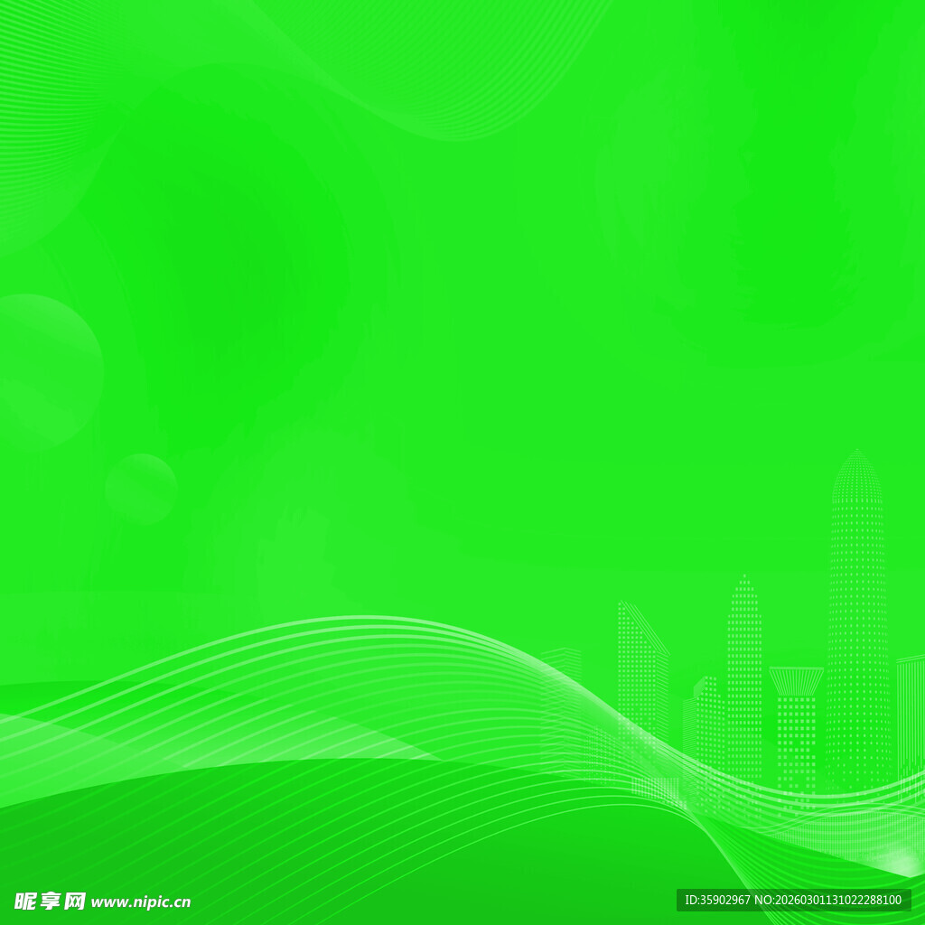 绿色动感线条背景图
