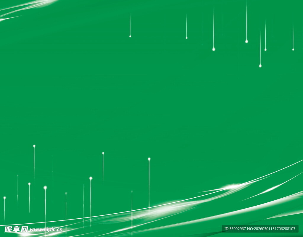 绿色科技风抽象线条背景图