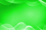 绿色渐变波浪背景图