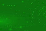 绿色科技风数字背景图案