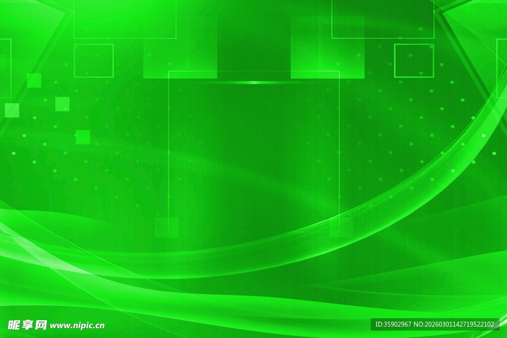 绿色科技风动态背景图