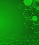 绿色科技风几何背景图案