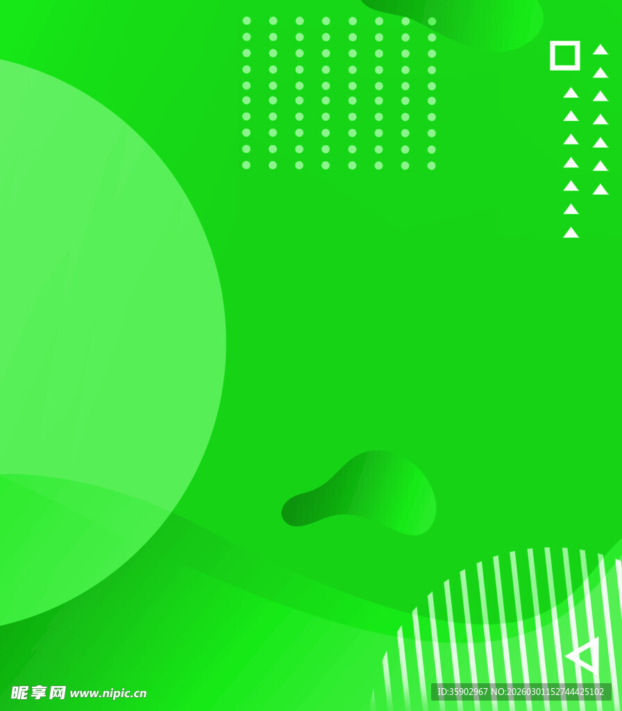绿色几何抽象背景图案