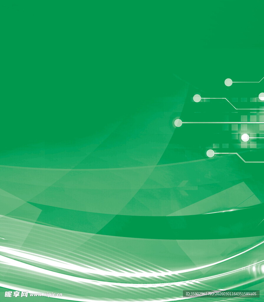 绿色科技风抽象背景图