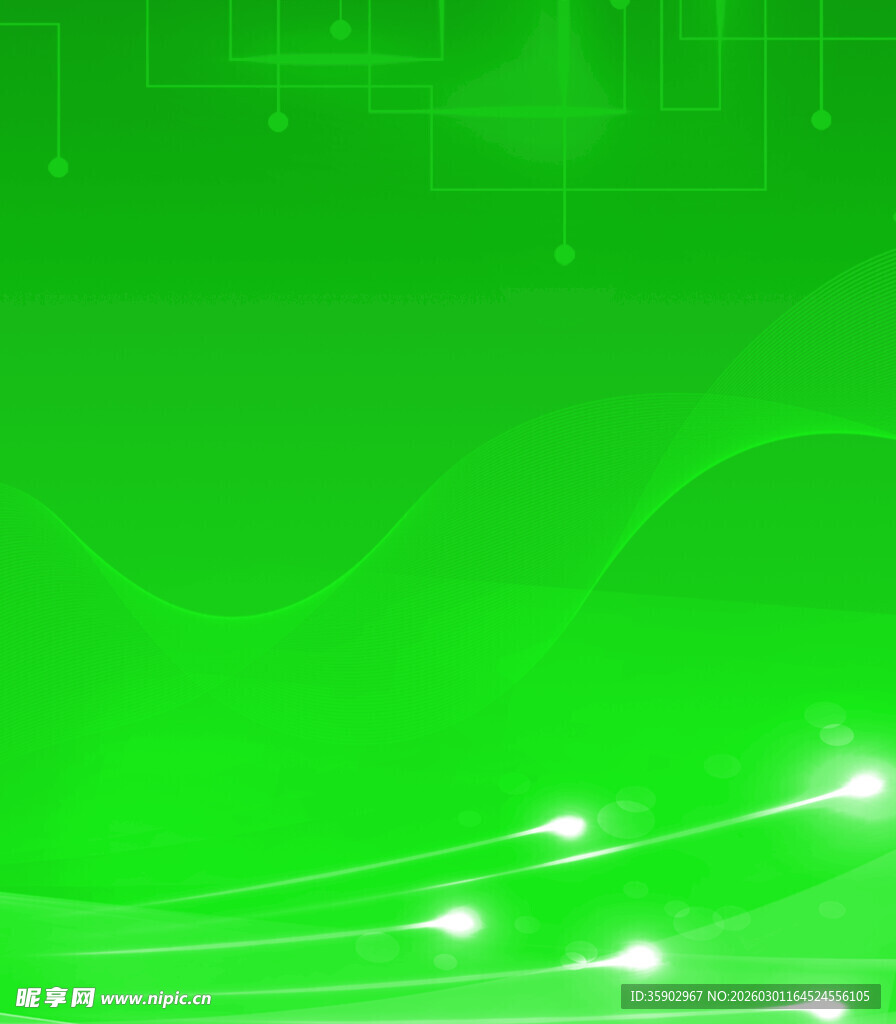 绿色动感光线背景图