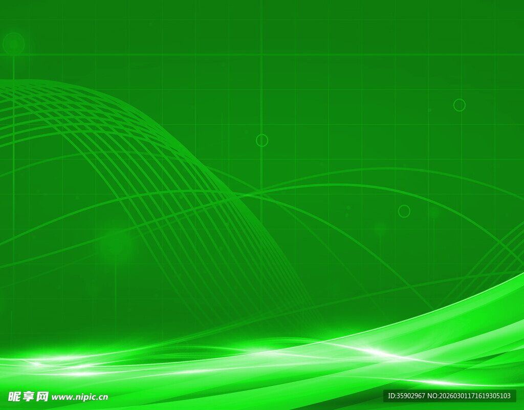 绿色动感线条背景图