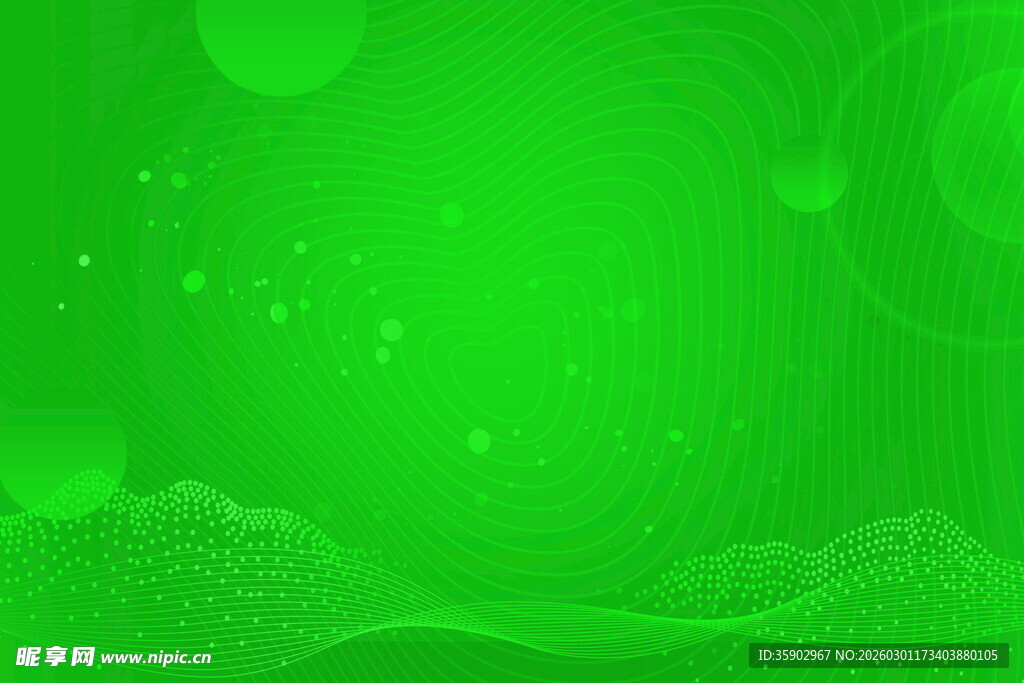 清新绿色梦幻背景图