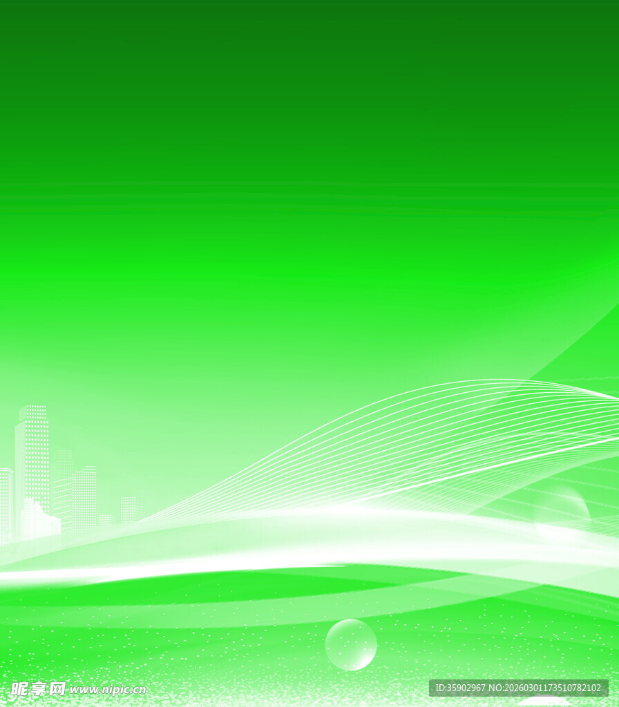 绿色动感抽象背景图