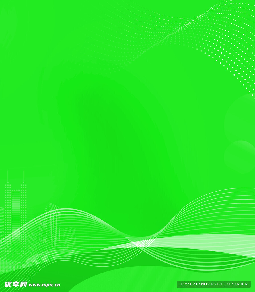 绿色渐变线条背景图