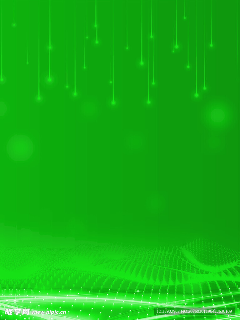 绿色科技感线条背景图