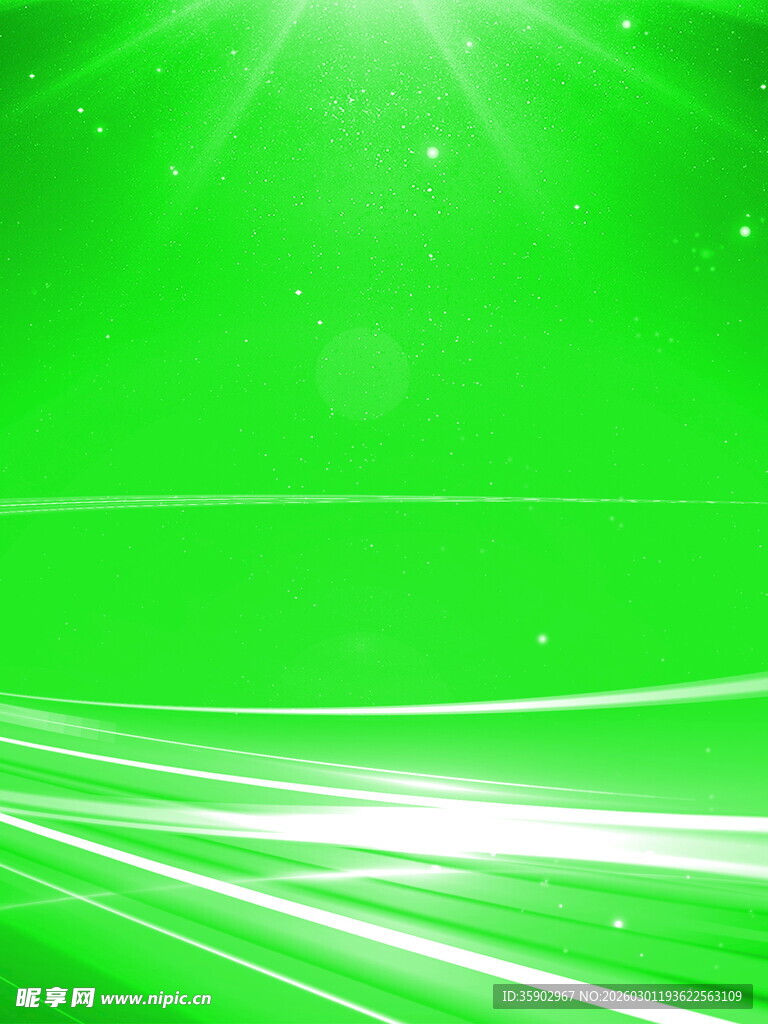 绿色动感光线背景图
