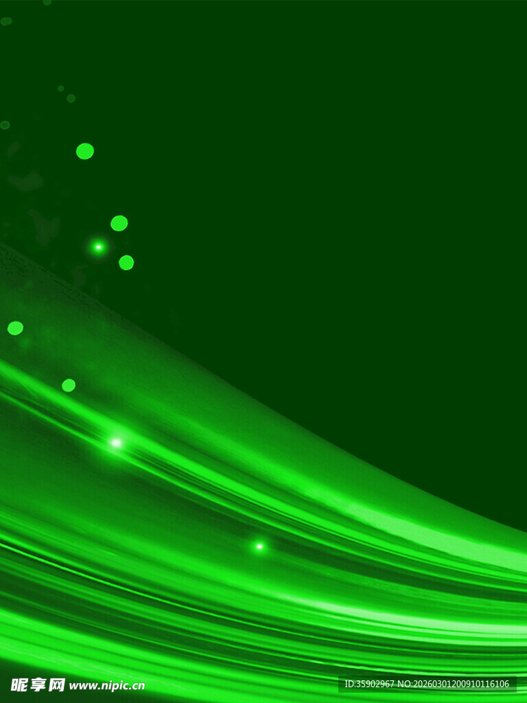 绿色动感光线背景图