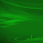 绿色动感城市背景图