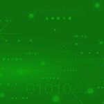 绿色科技感数字背景图案