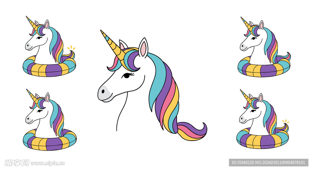 独角兽图案