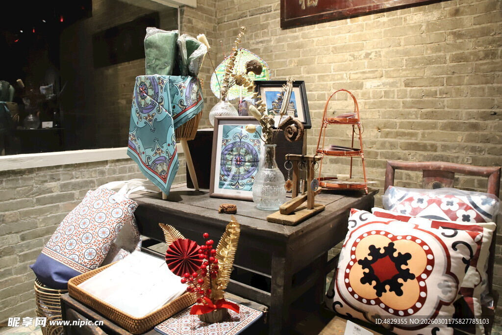 复古风家居装饰物件展示