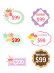 多彩美元促销标签