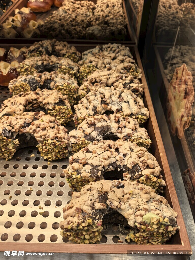 美味谷物能量棒陈列展示