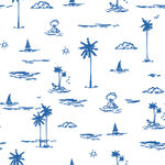 夏日海滨手绘风图案元素