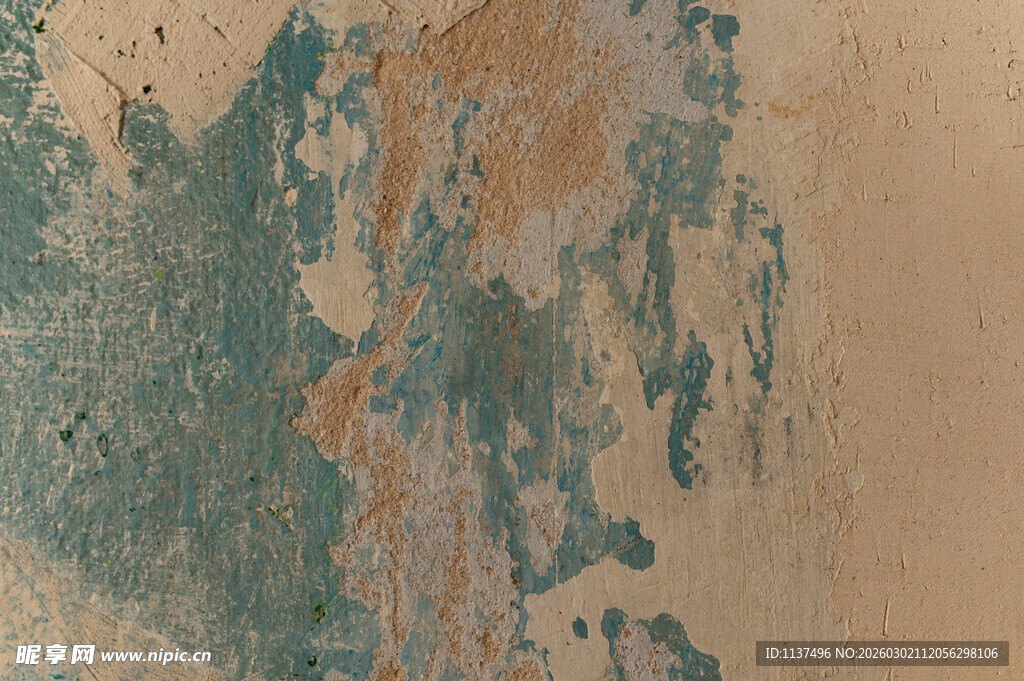 斑驳墙面纹理艺术画面