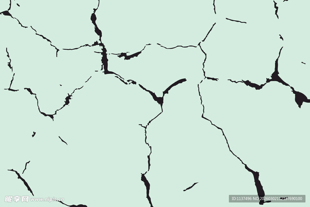 浅绿色裂纹墙面纹理