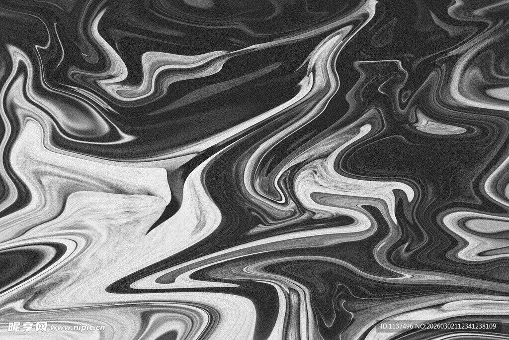 黑白大理石纹理艺术图案