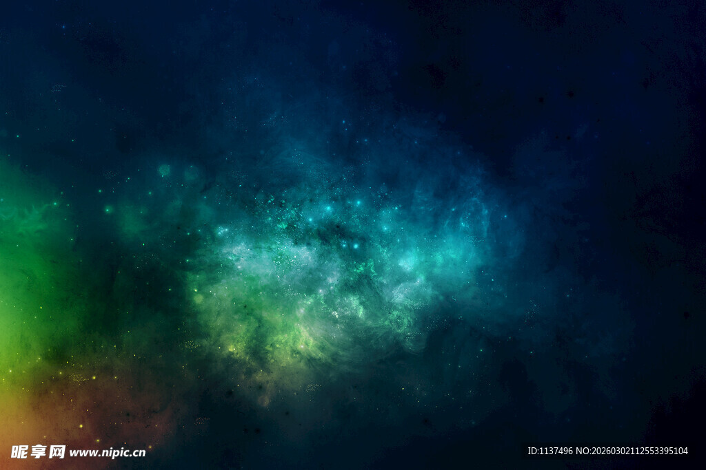 梦幻多彩抽象背景图