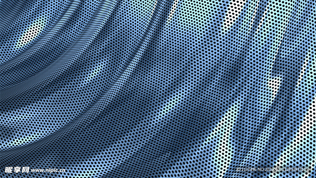 蓝色波纹纹理背景图案