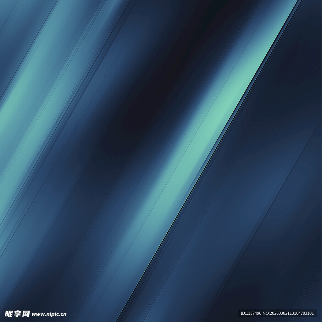 蓝色动感线条抽象背景图