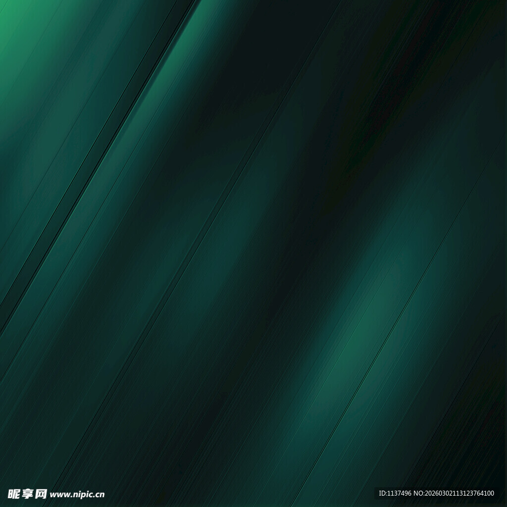 深绿渐变动感抽象背景图