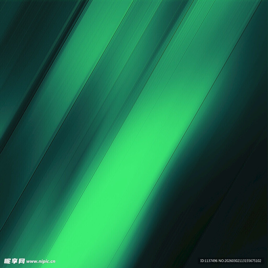 绿色渐变线条抽象背景图