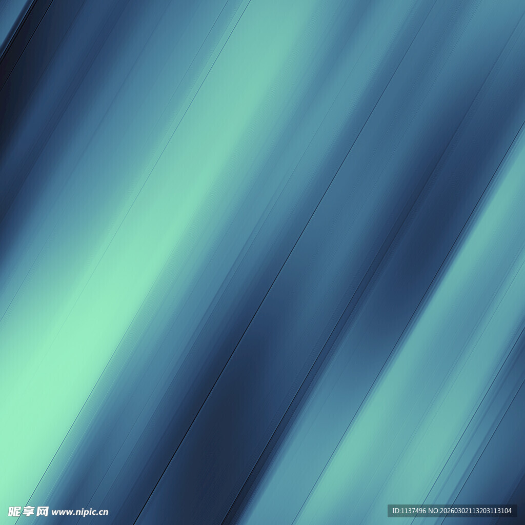 蓝绿渐变动感线条背景