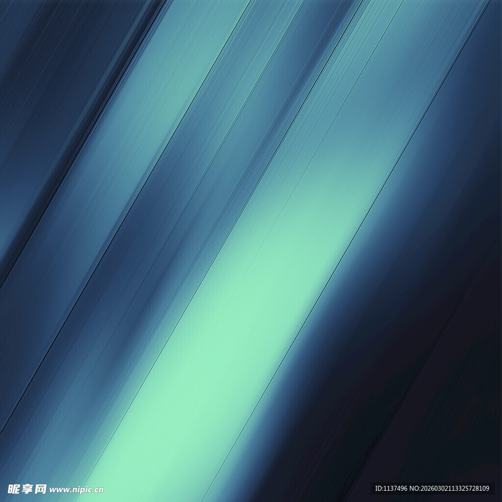 蓝绿色渐变抽象光影背景