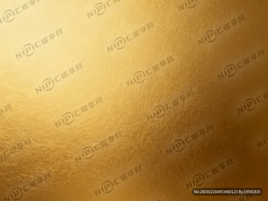 要求底为金色 布局简单大方