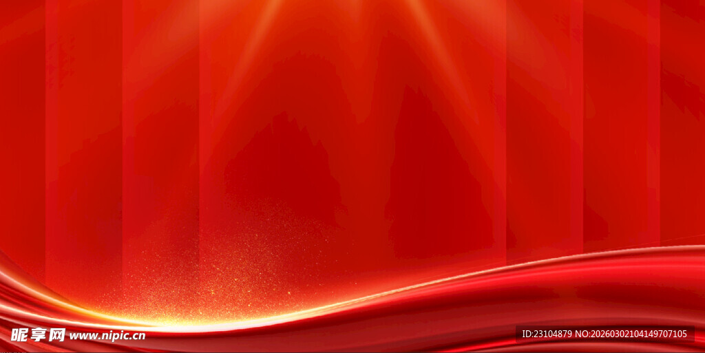 红色背景