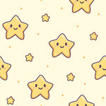 可爱星星图案背景