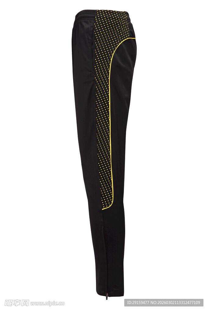 黑色运动长裤