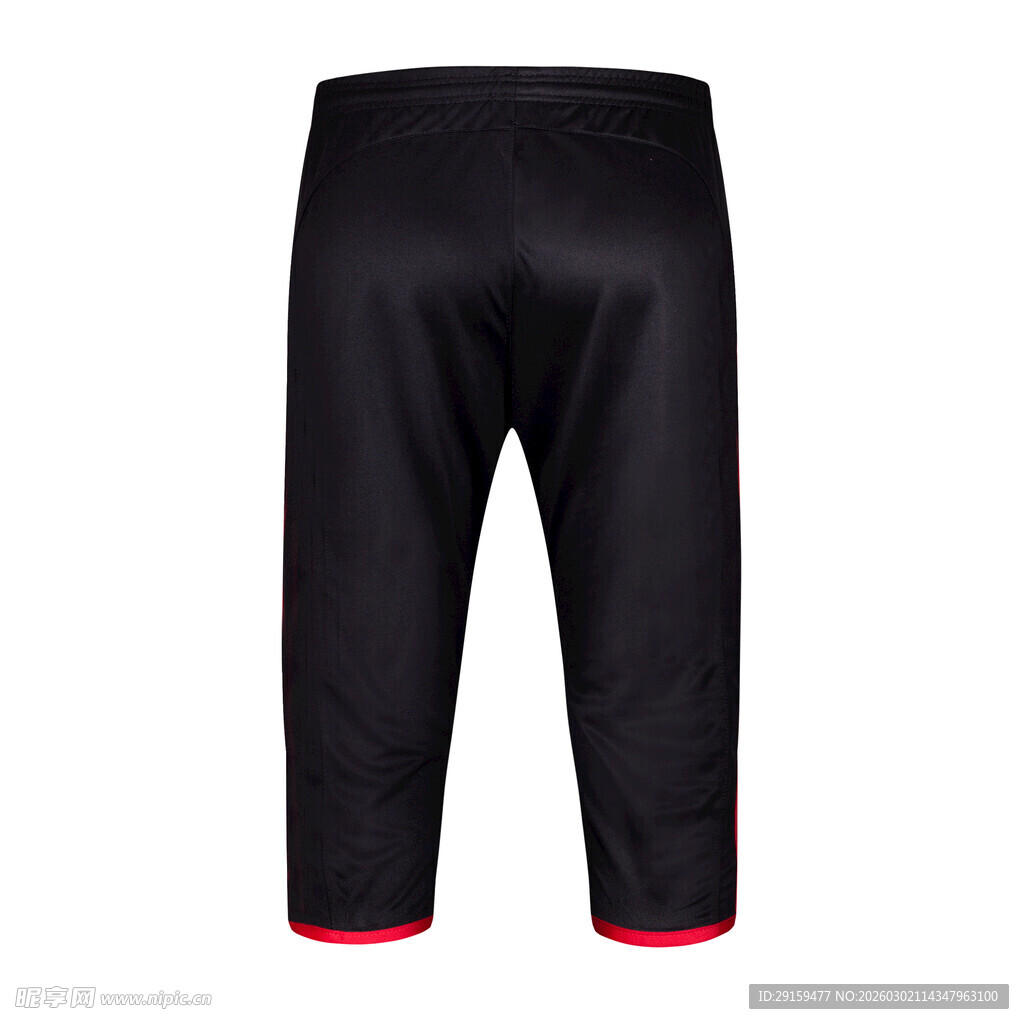 黑色运动七分裤展示