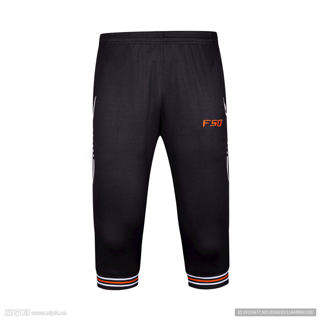 黑色儿童运动长裤