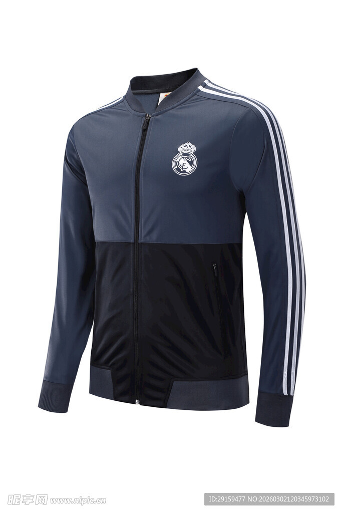 皇马长袖运动夹克