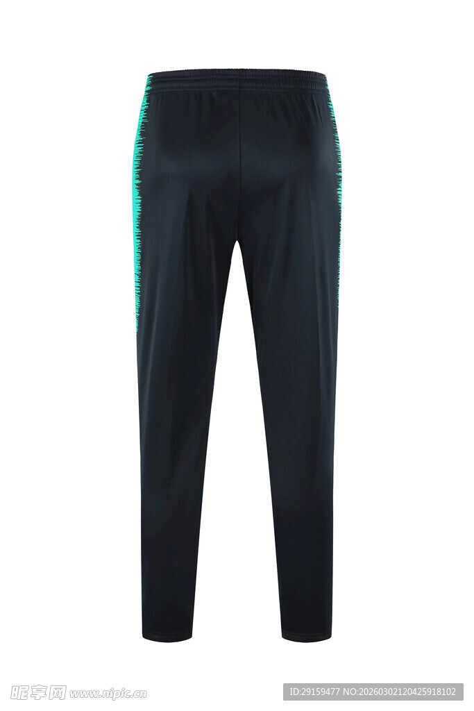 黑色运动长裤