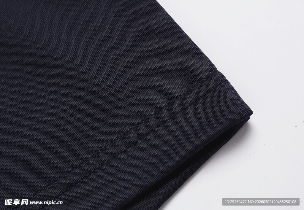 黑色布料细节特写
