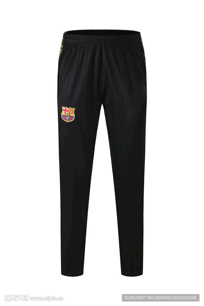 黑色运动休闲长裤