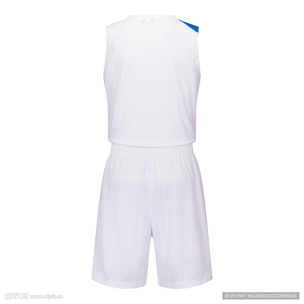 白色无袖运动套装