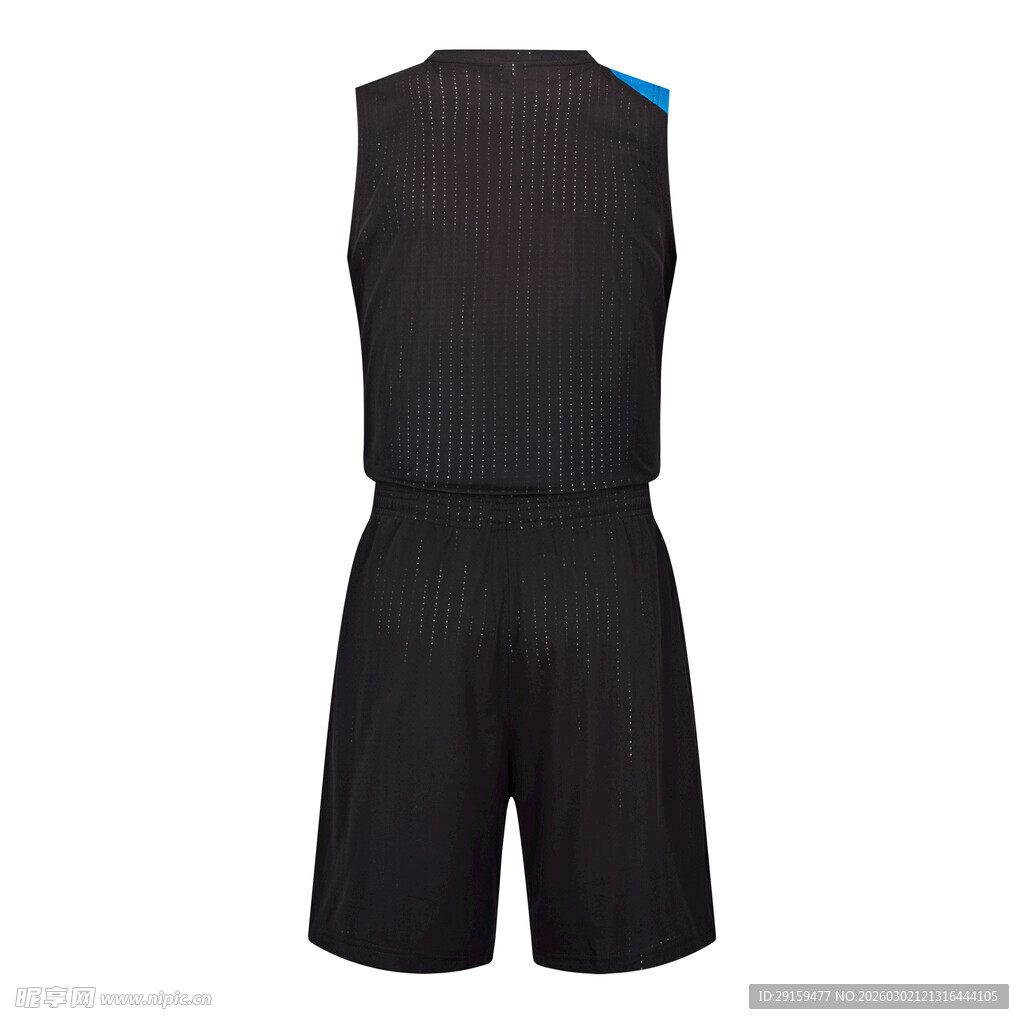 黑色无袖运动套装