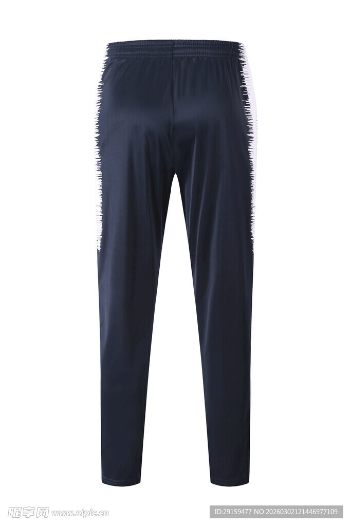 深蓝色男士休闲运动长裤