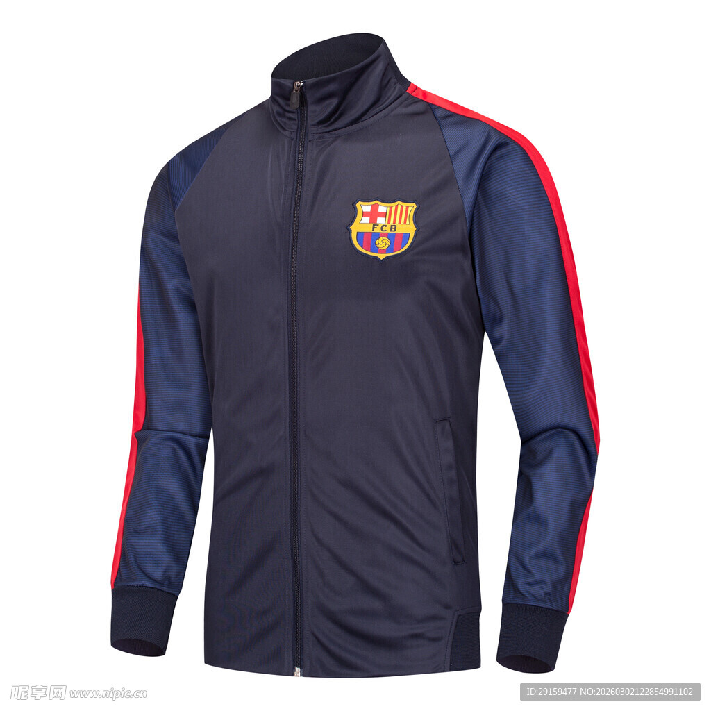 巴塞罗那足球俱乐部训练夹克